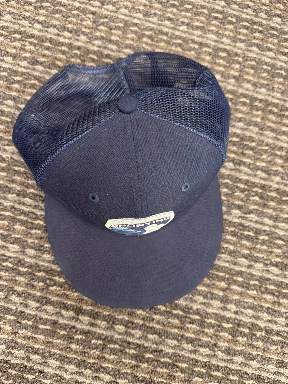 New Era Navy Sporting KC 9FIFTY Mesh Back Snapback OS NWOT